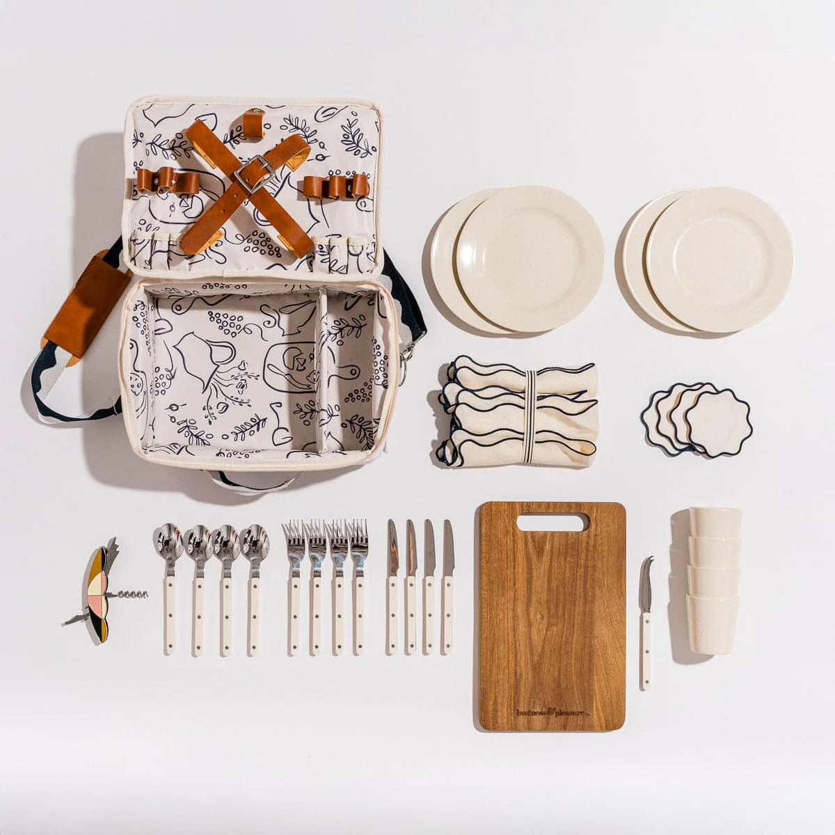 White Picnic Set