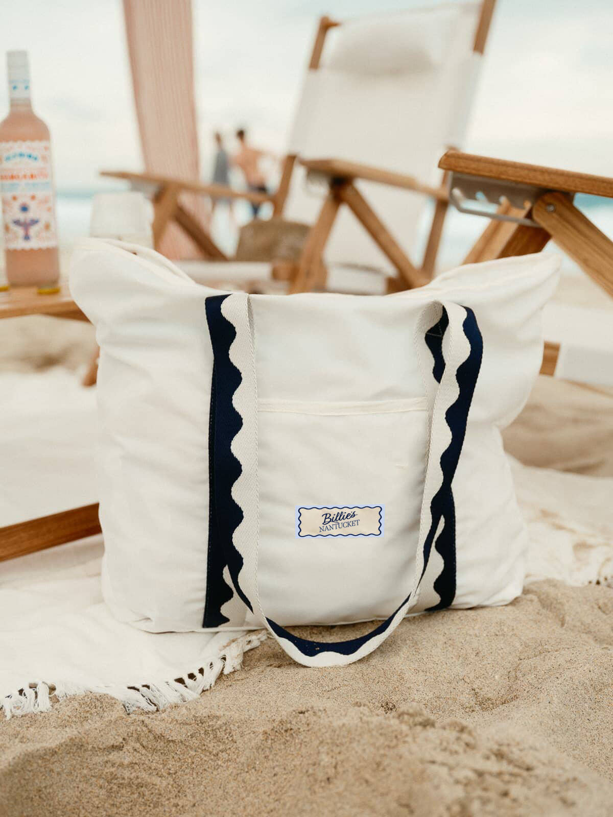 White Beach Bag