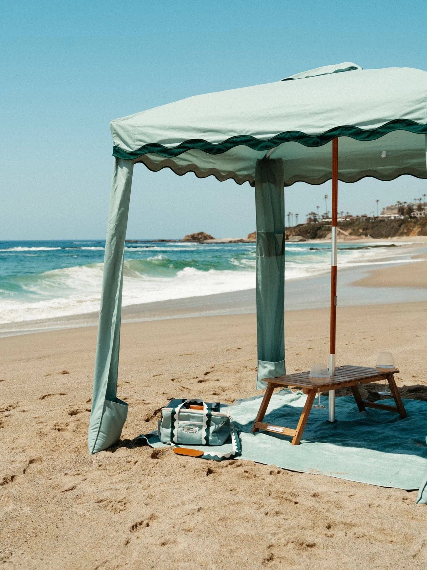 Green Beach Blanket